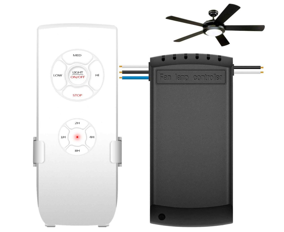 Control remoto ventilador techo 3 en 1, luz, temporizador y velocidad