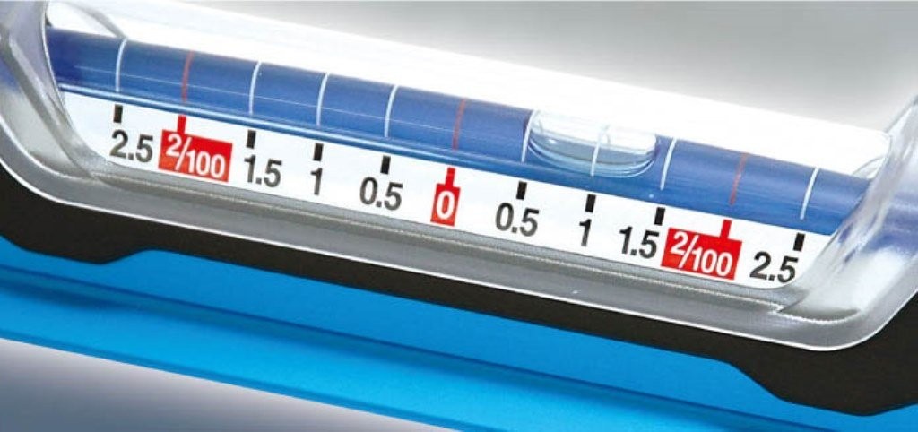 Shinwa Sokutei Blue Level, Single-Pipe Type, Gradient, 450mm, 76355