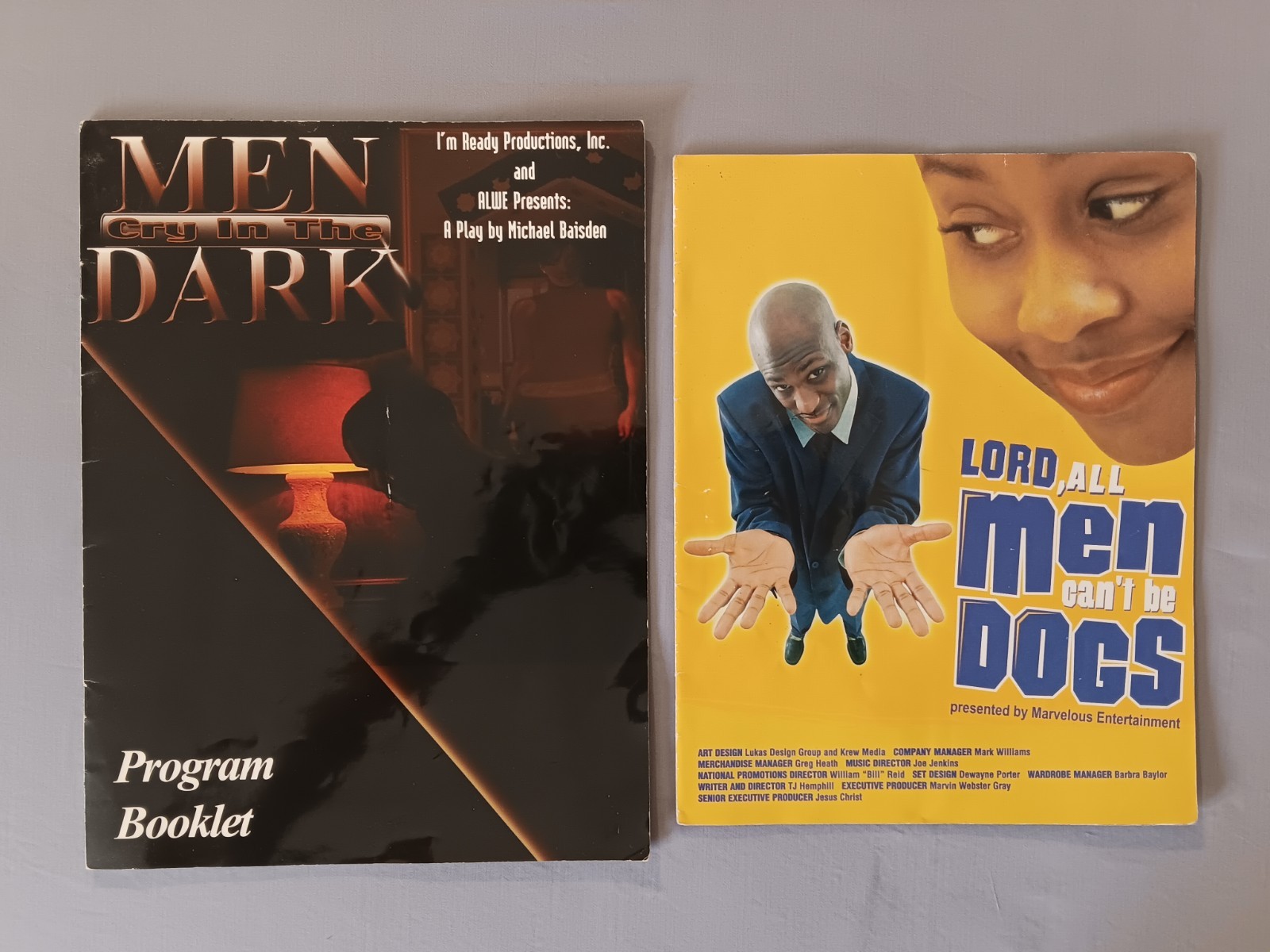 2 Gospel Stage Plays Souvenir Play Books Actors Autographed~ See Description