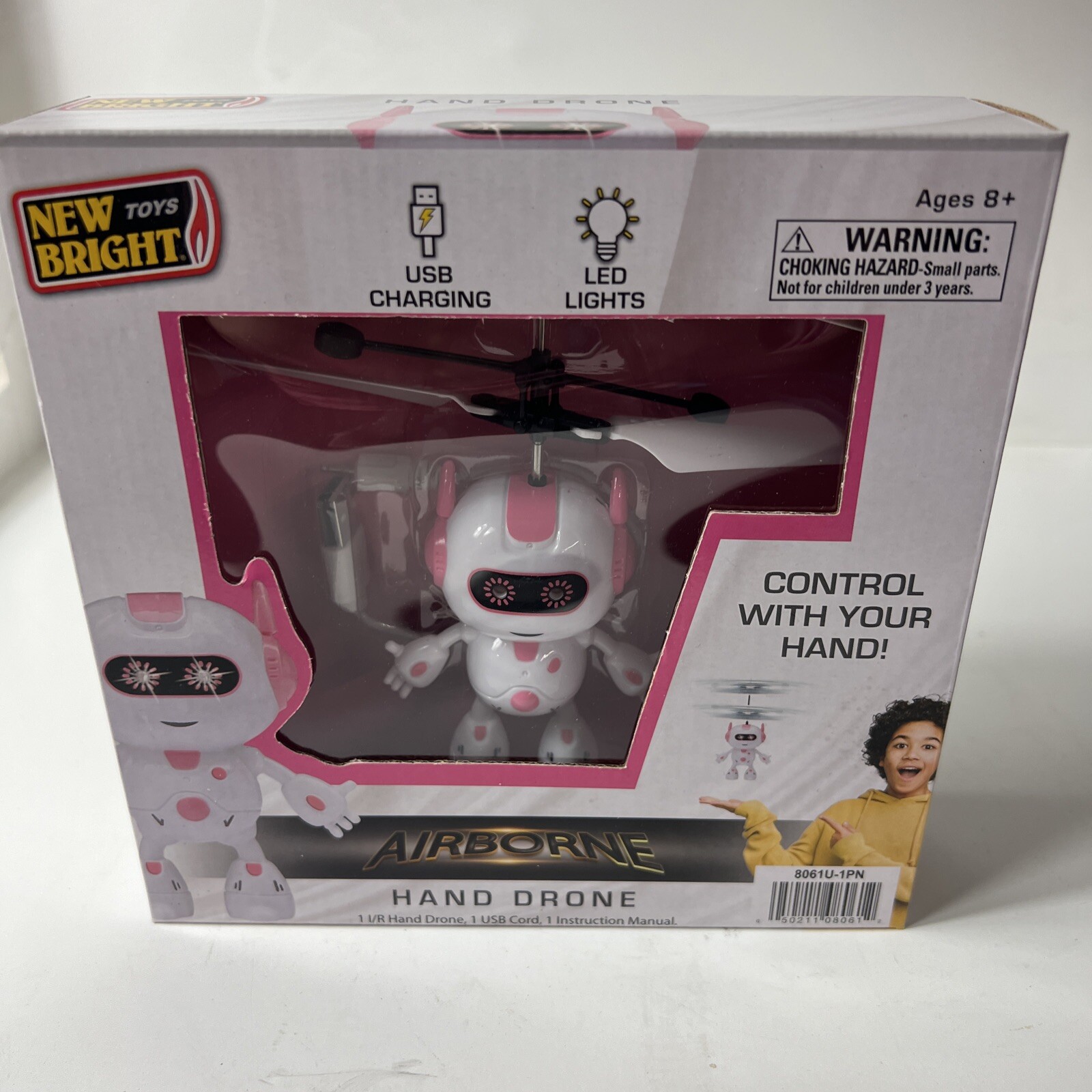 Airborne Hand Drone LED Lights Control with Your Hand USB New T1