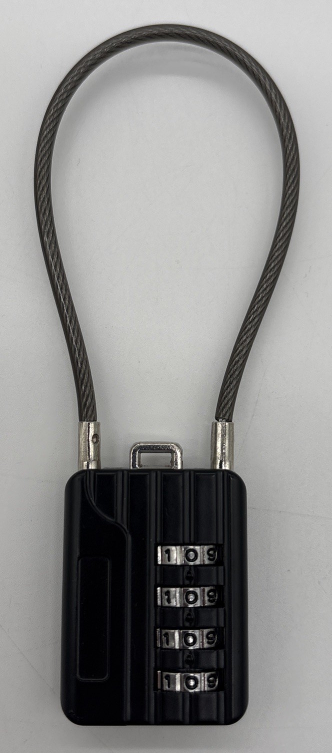 Combination Padlock 4 Digit, 30mm 1-3/16" Width Resettable New