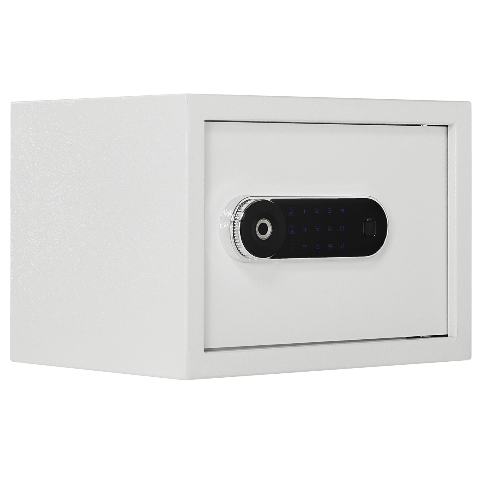 Home Safe Luxury Jewelry Safe with Fingerprint&Keypad Lock, Removable Shelf, ...