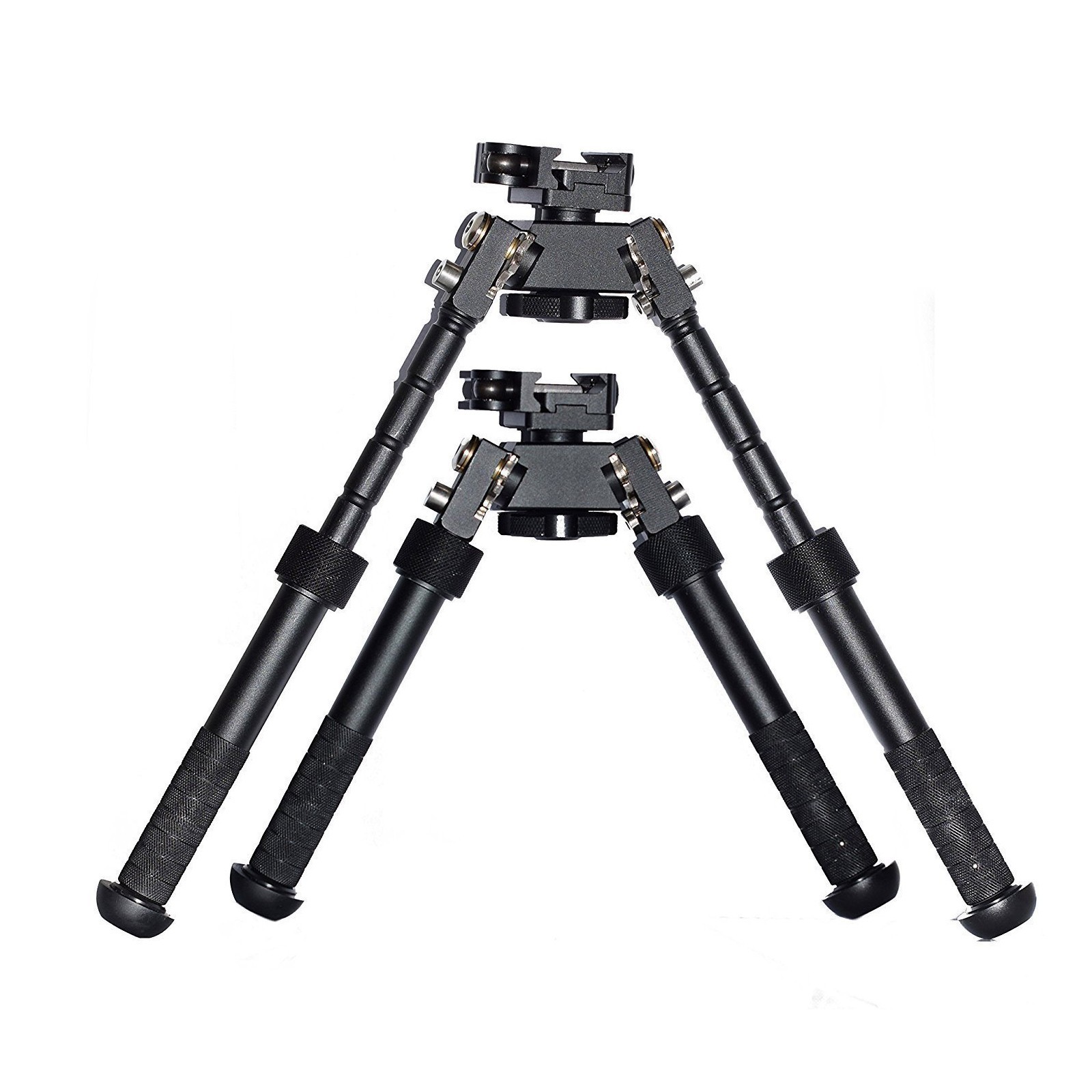 7-9'' Adjustable V8 Rifle Bipod 20mm Picatinny Rail Mount 360 Swivel QD Shooting