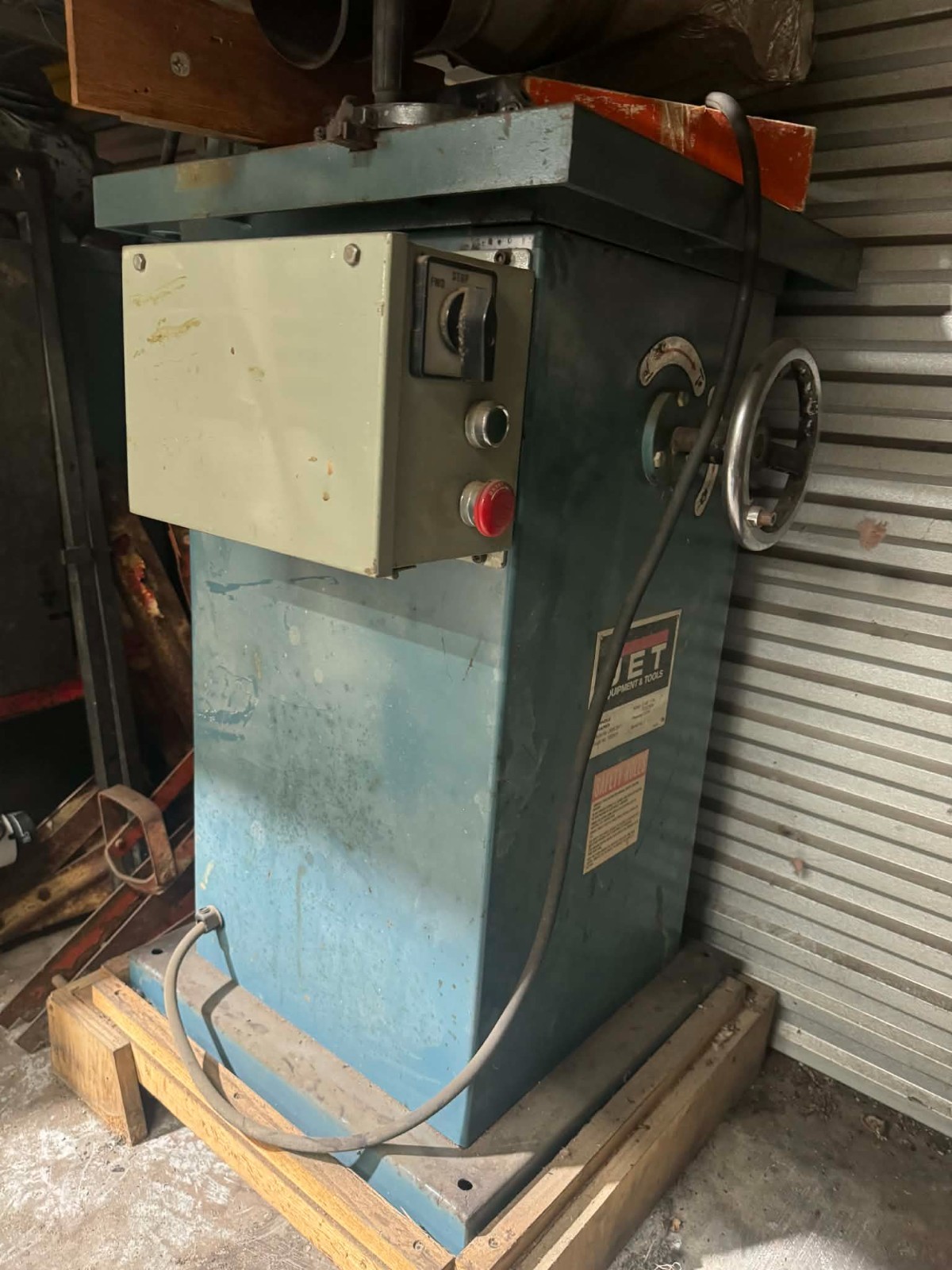 JET Spindle Shaper 2 HP JWS-34-1 Industrial Woodworking Tool 230V Corded Elec