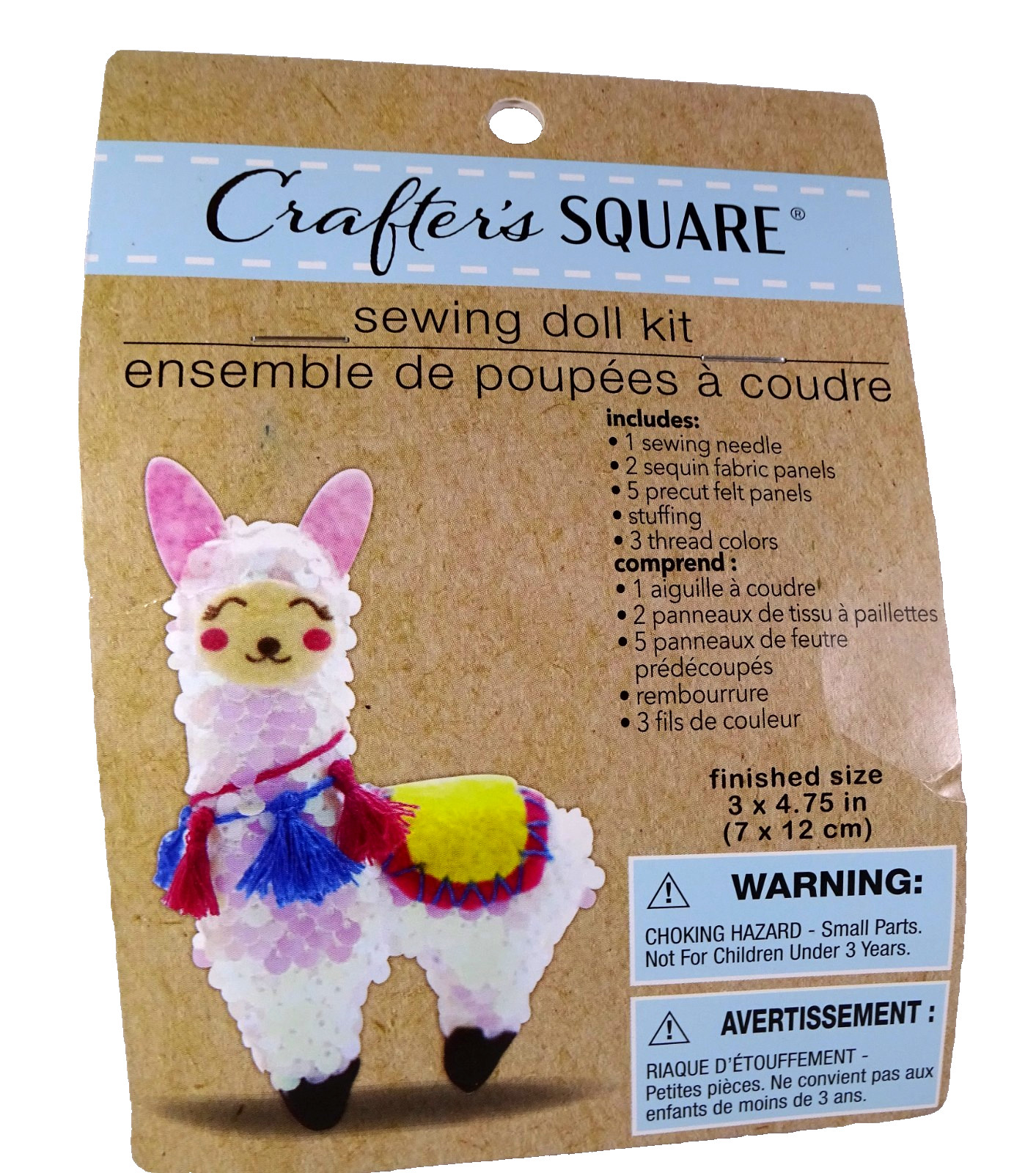 Crafter's Square Sewing Doll Kit Llama SEALED craft DIY