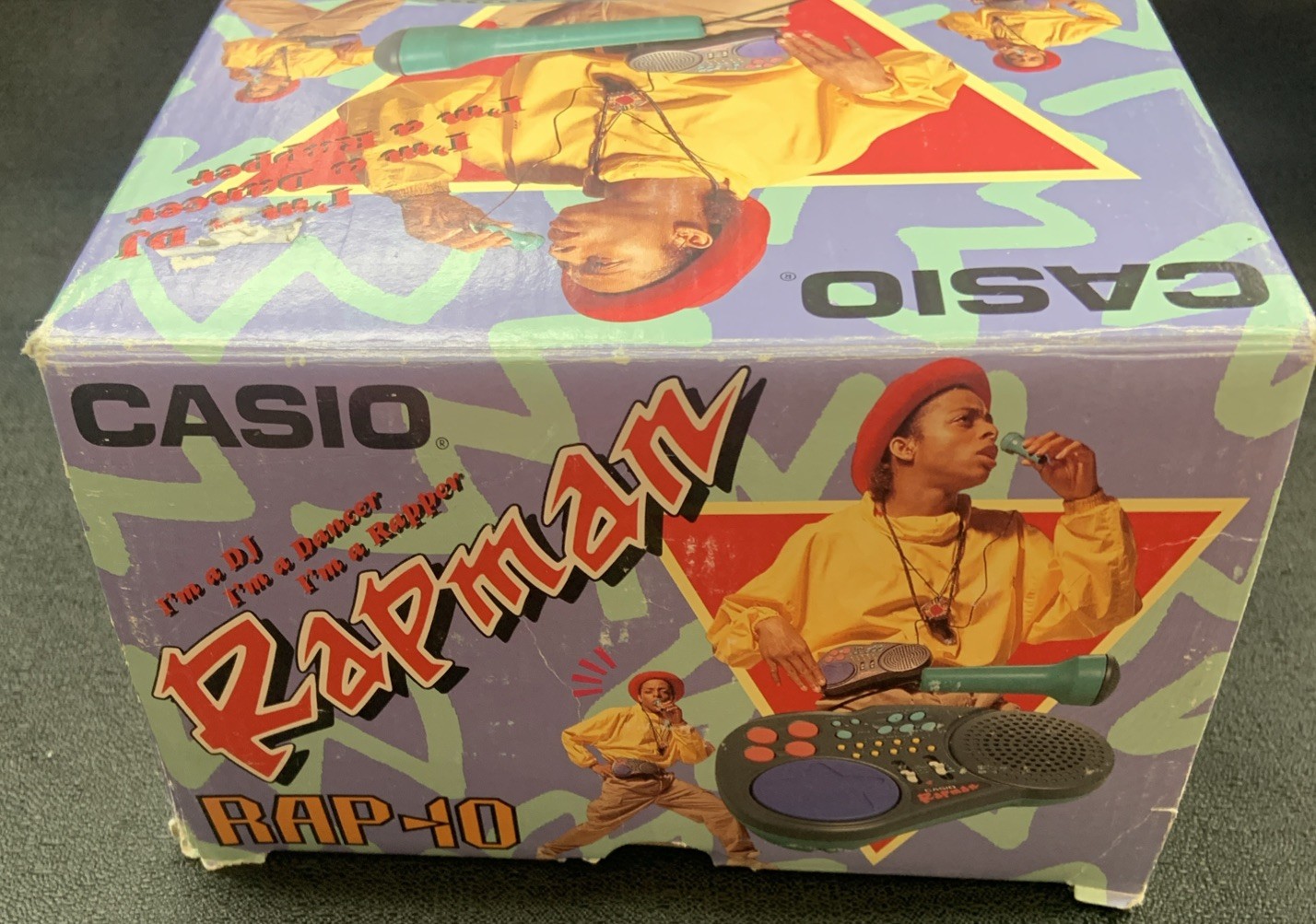 Vintage Casio Rap-10 Rapman DJ Effects Machine With Microphone TESTED! WORKING!