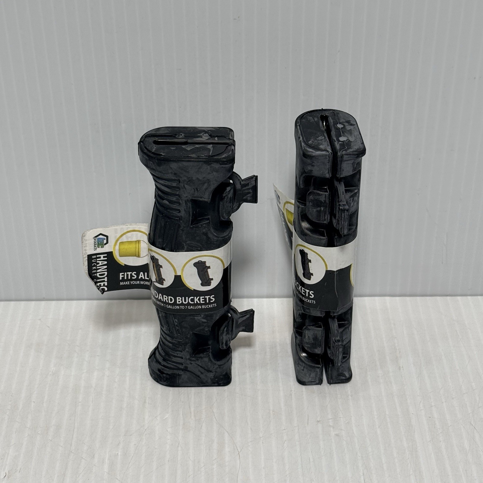 Handtec Bucket Grip Ergonomic Rubber Handle For Buckets In Construction Lot Of 2