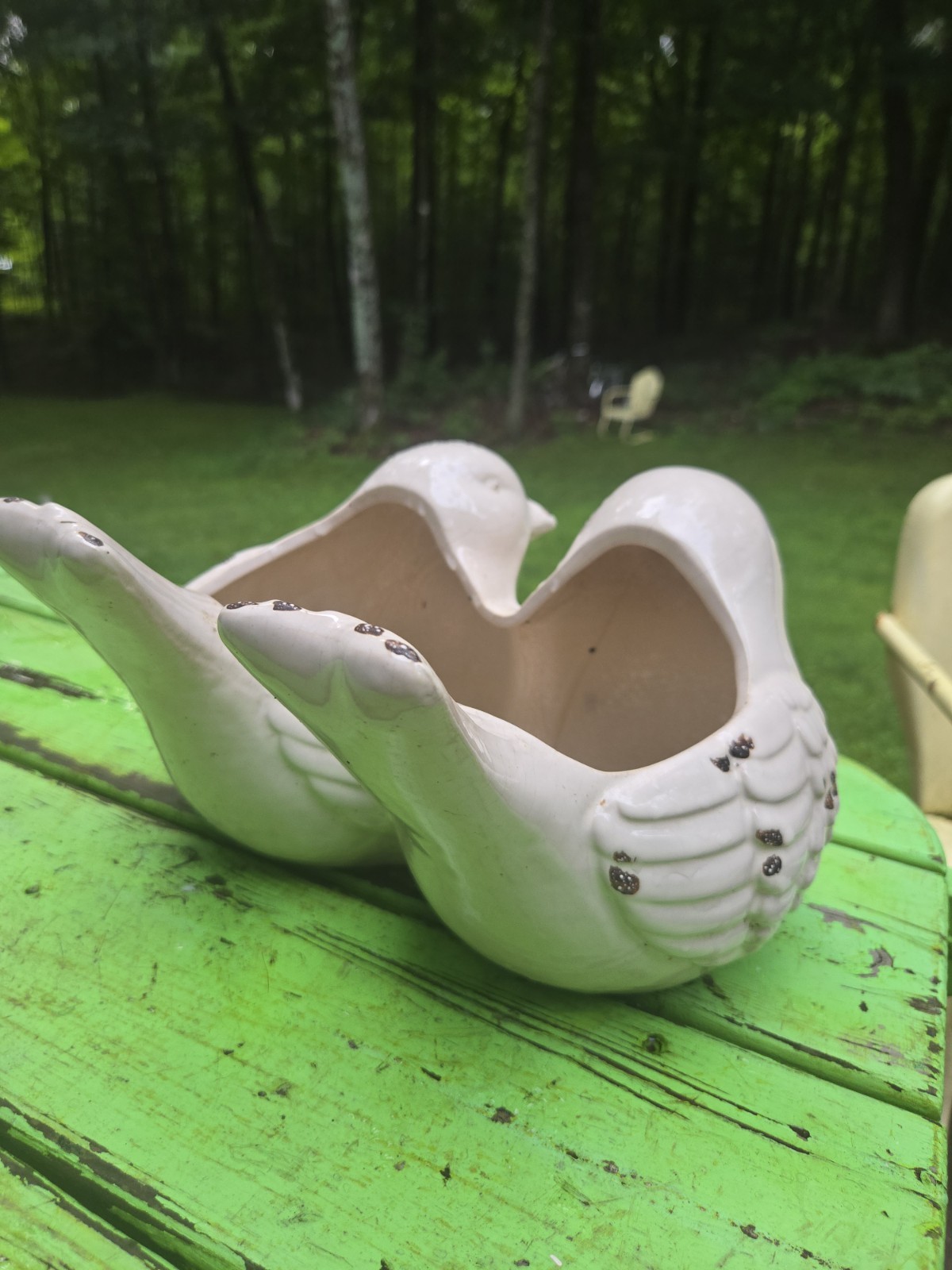 Vintage Ceramic Love Bird Planter Unknown Maker