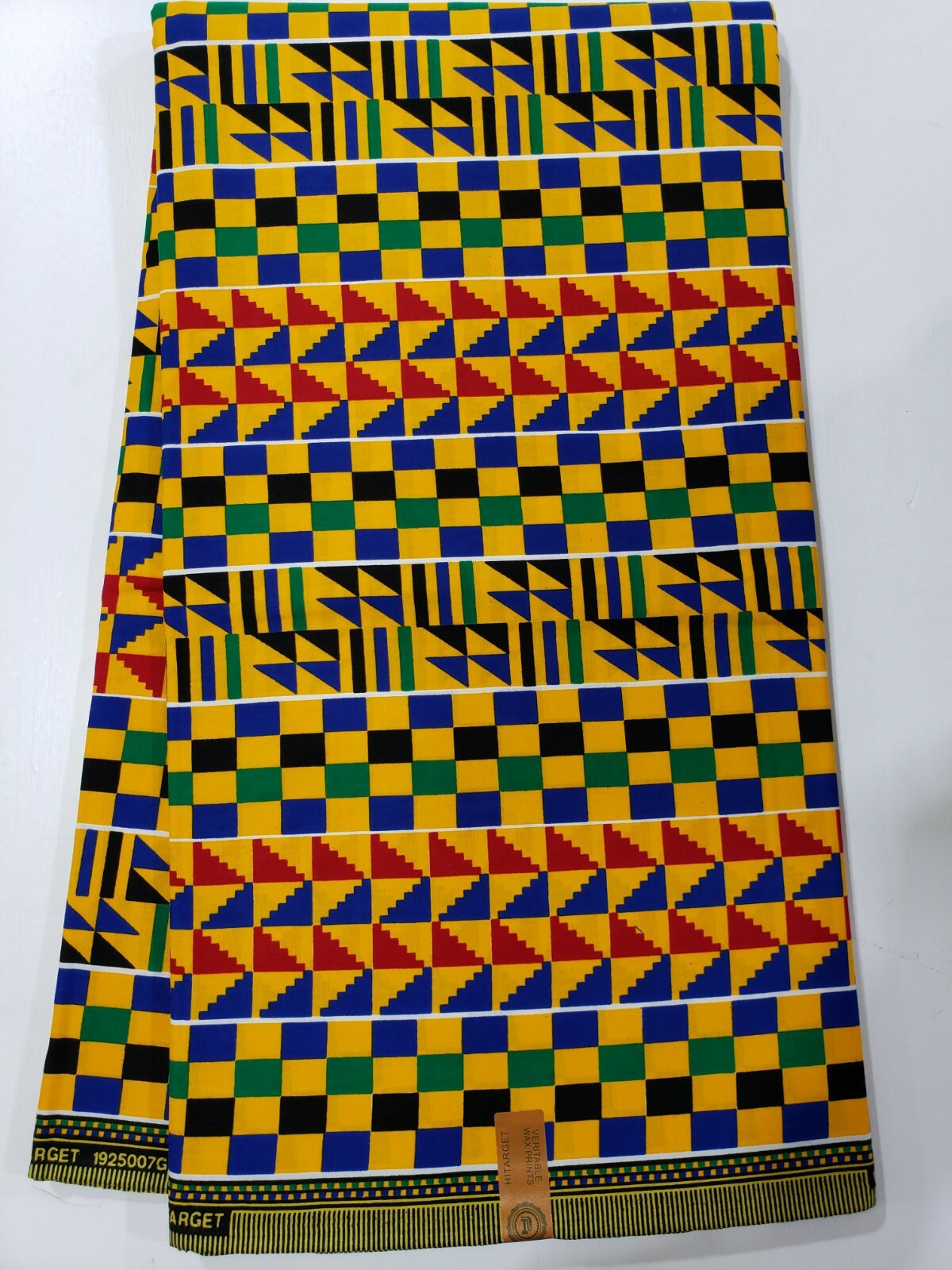 Attractive High Quality African Kente Wax Print, 100% Cotton,Sell by 6 Yards