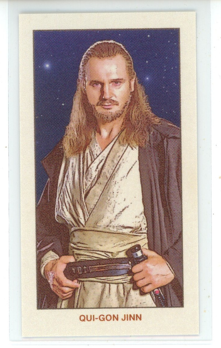 2022 Topps 206 Star Wars Wave 1 Base #14 Qui-Gon Jinn