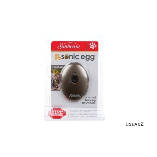 Sunbeam Sonic Handheld Egg Dog Bark Control Device-Anti-Bark-Fast ship