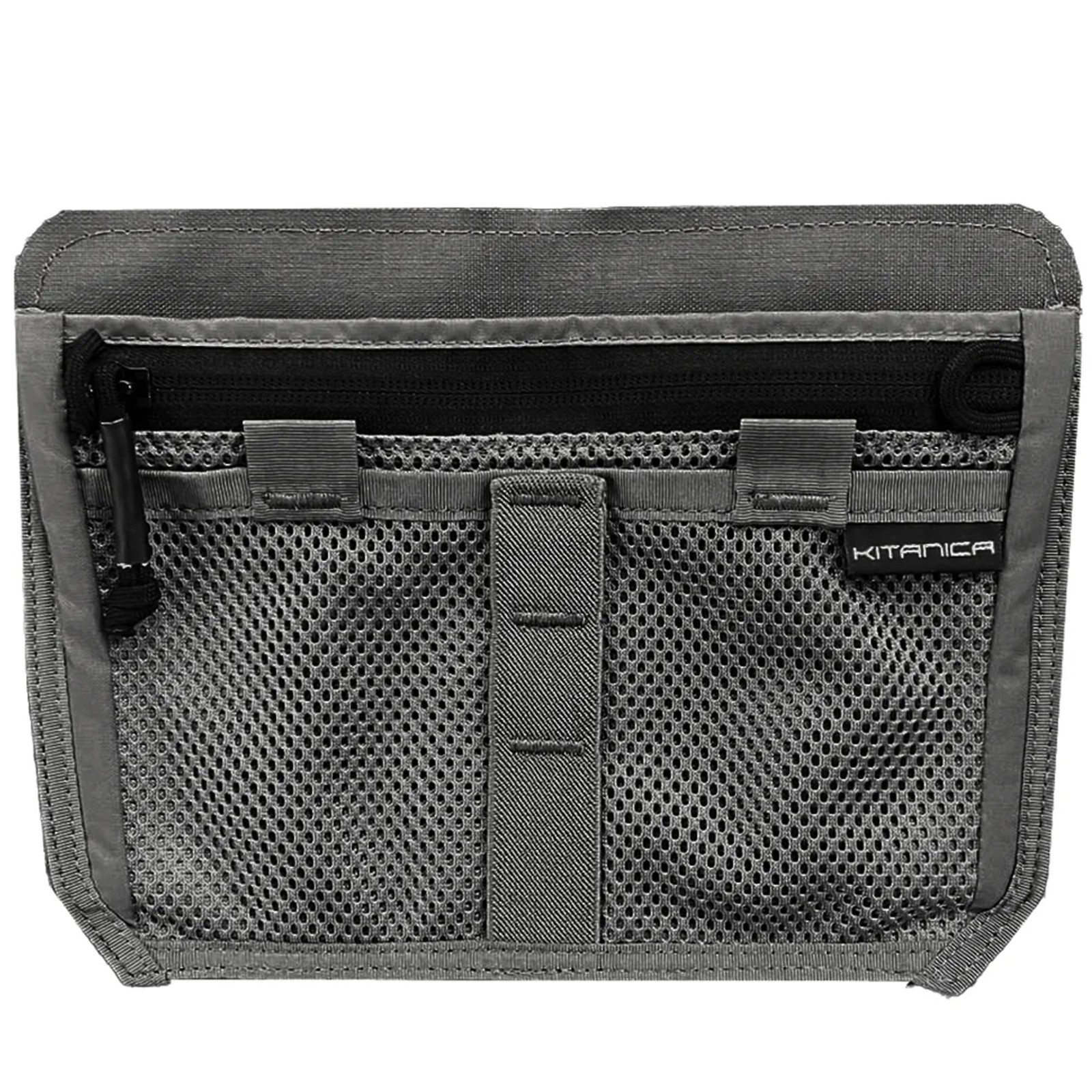 Kitanica Unisex Gray/Black Durable 1000D/500D Nylon Admin Panel Insert - 9x6.75"