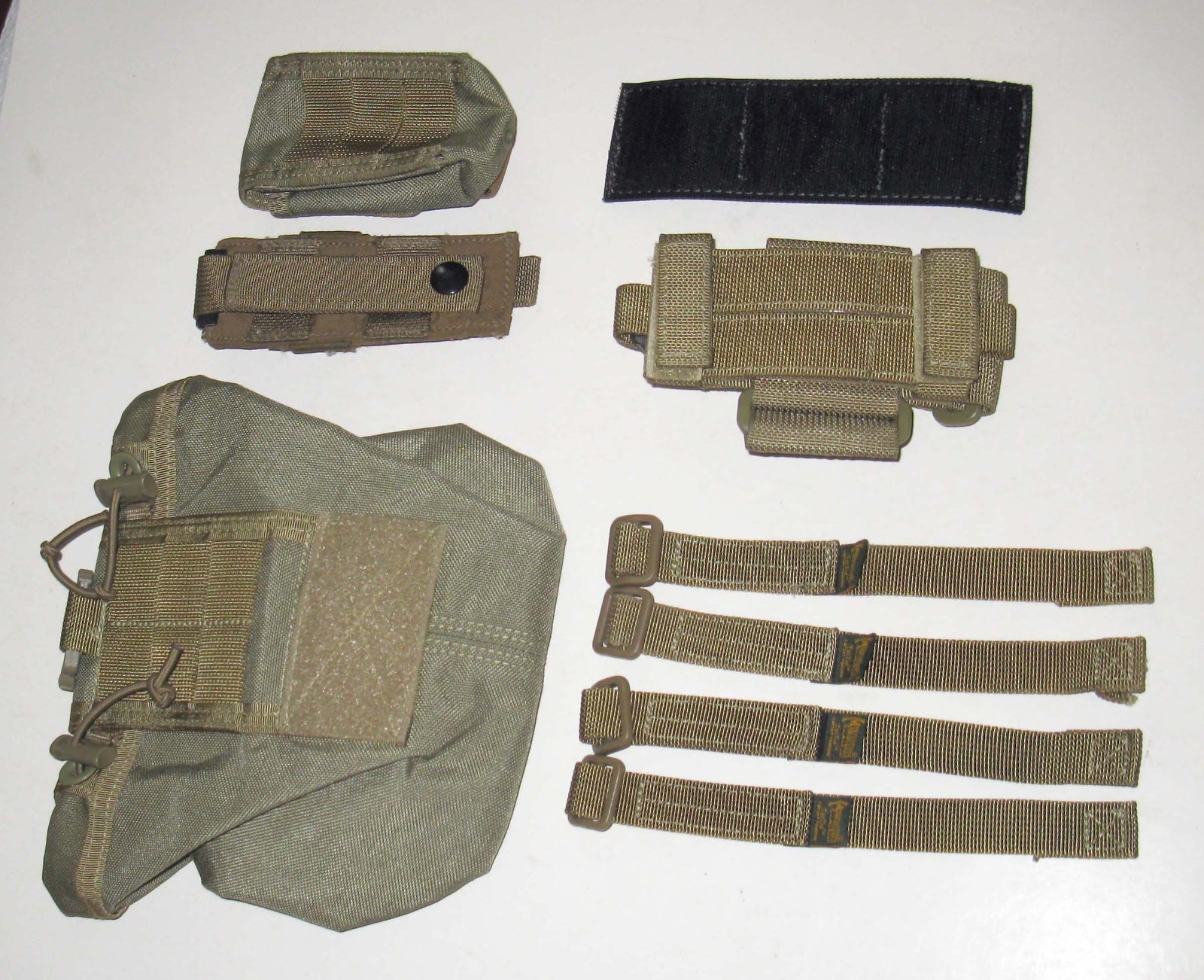 Lot of 4 Maxpedition OD Green Pouches Dump Belt Mag Pouch with 4 Tacties +