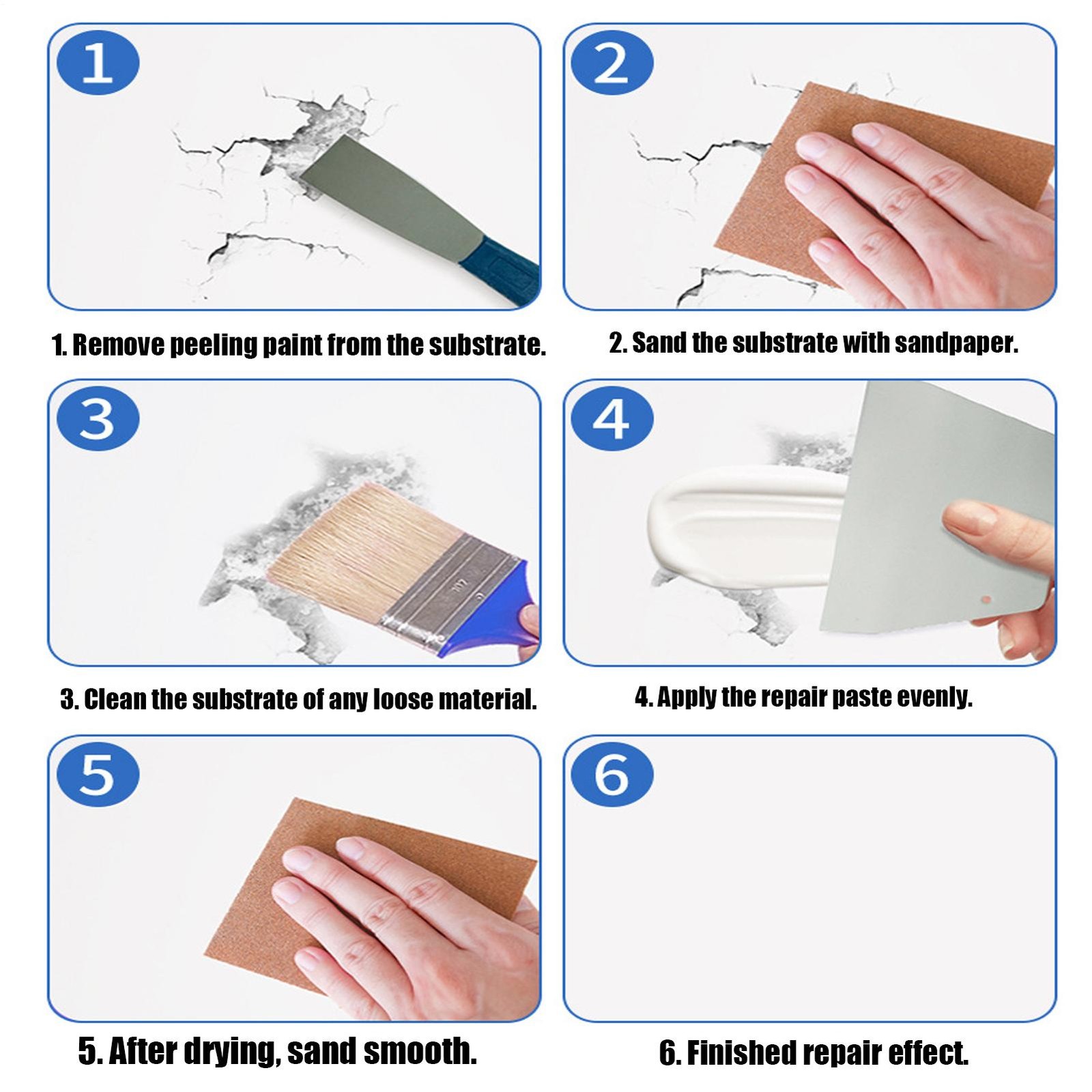 Wall Crack Surfaced Repair 500g Maintenance Paste Wall Mending Agent