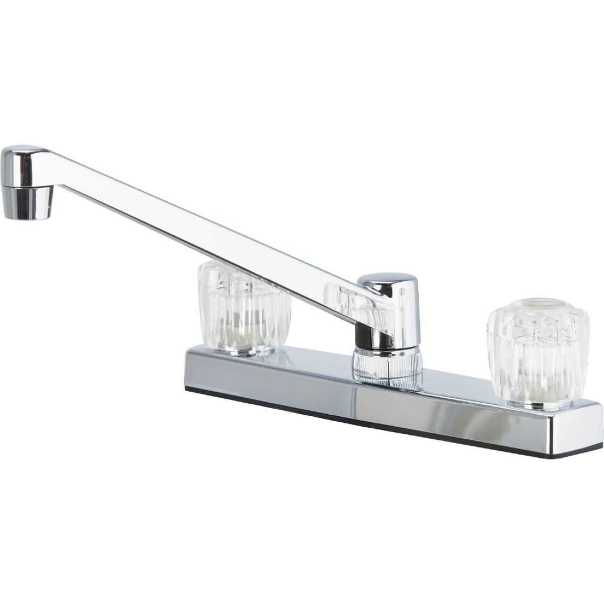 Home Impressions 2- Handle Knob Non-Metallic Kitchen Faucet, Chrome Home
