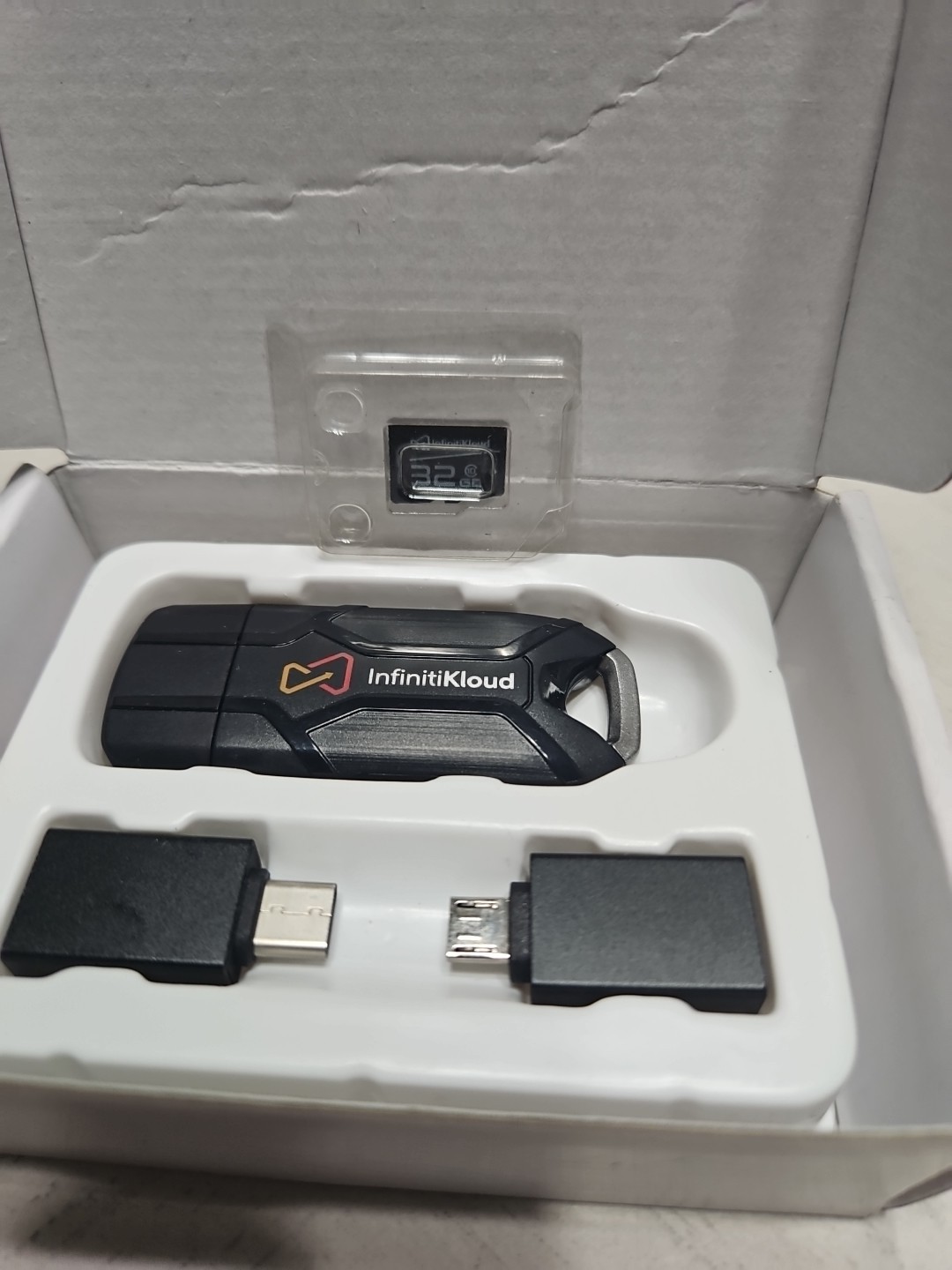 NEW & Factory Sealed:  InfinitiKloud SD Use with PC MAC Android Data Transfer