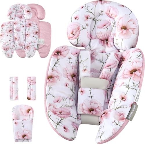 Infant Insert Compatible with 4moms Mamaroo & Graco Swing and Infant Car pink