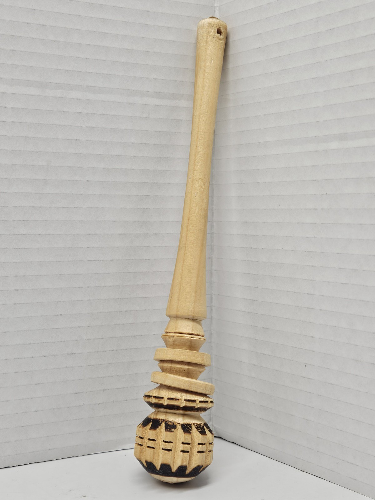 Molinillo Traditional Mexican Wooden Whisk For Hot Chocolate, Atole, Champurrado