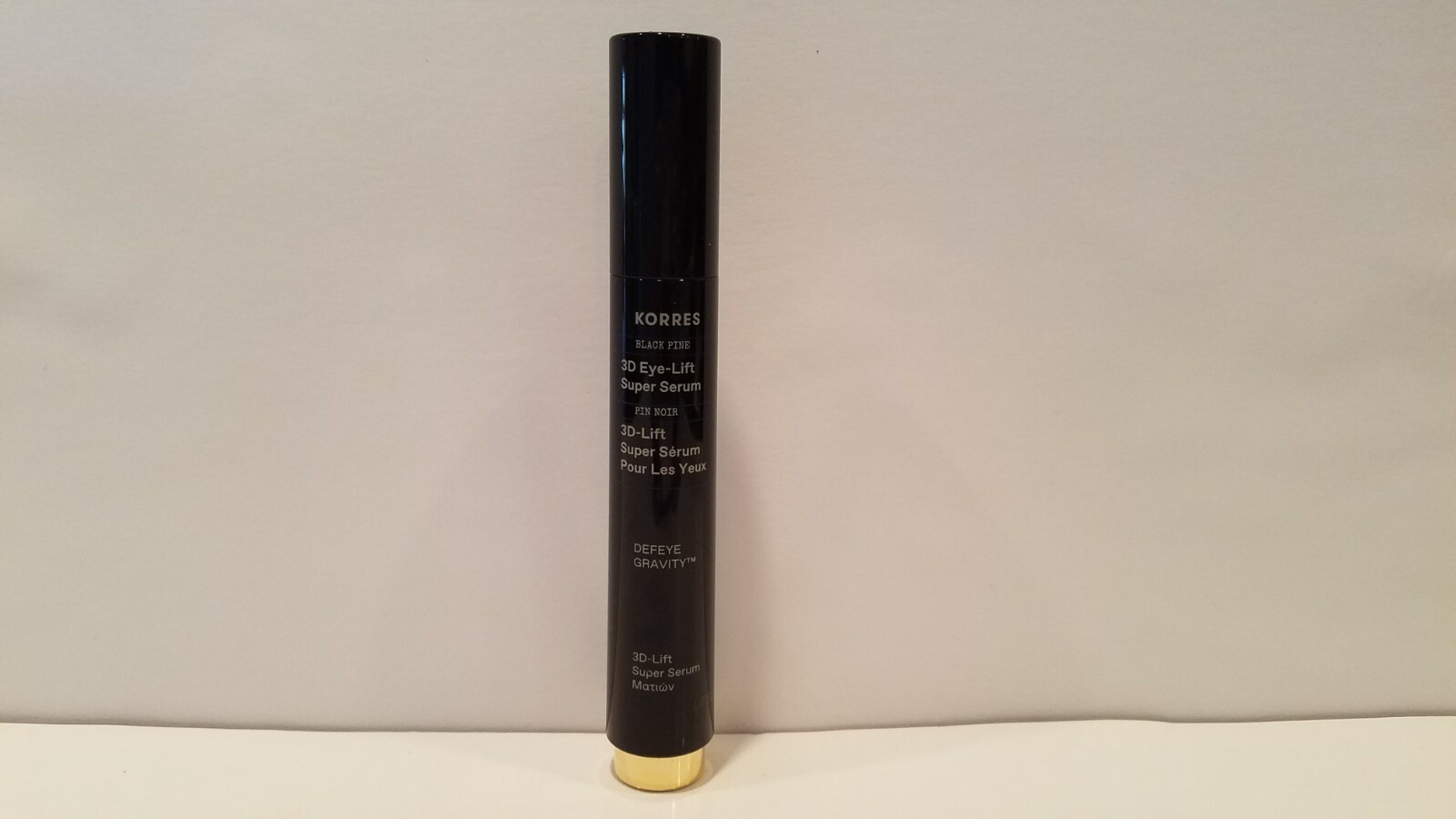 Korres- 3D Eye Lift Super Serum - Black Pine - Defeye Gravity - 0.51 Fl Oz