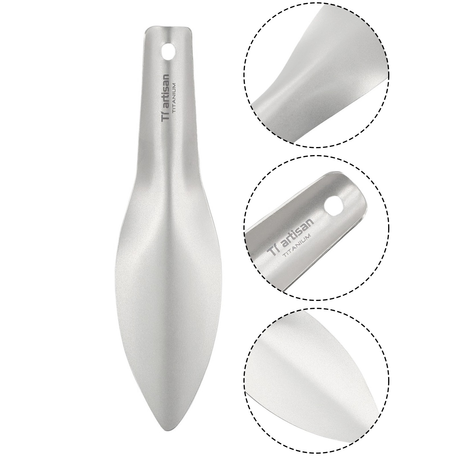 Titanium Shovel Lightweight Titanium With Storage Sack