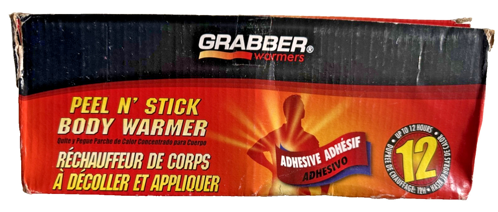 Body Warmer Peel N' Stick 39-Count Disposable Exp2021 w/Box Grabber Warmers NEW