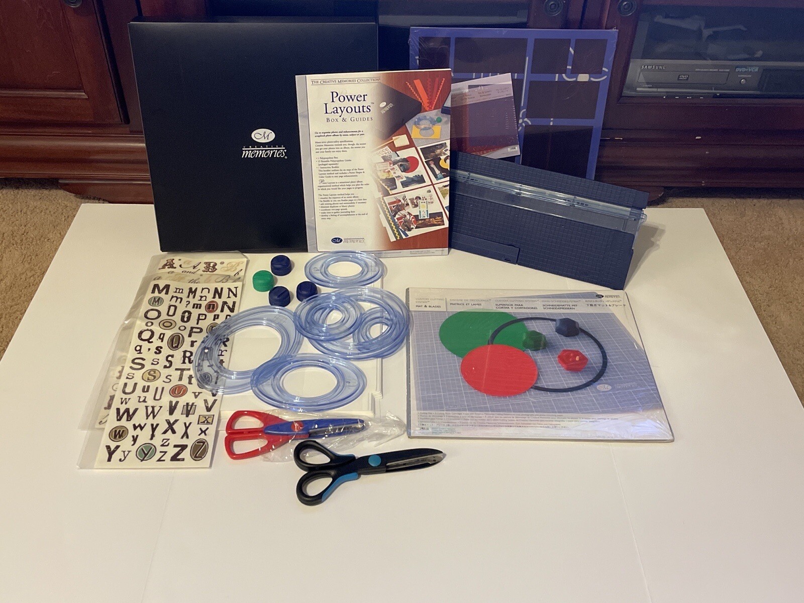 Creative Memories Custom Cutting System Power Layout Box Templates & Much More