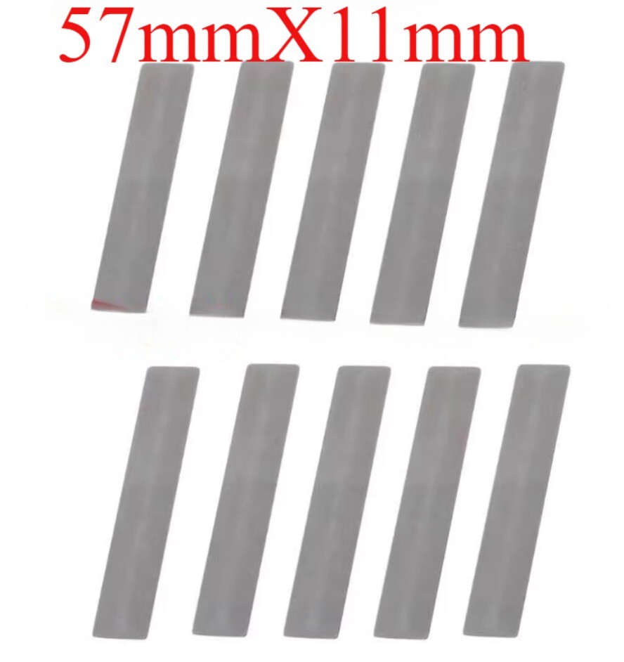 10PC  57mm x 11mm Air Compressor Reed Valve Plate Pump Head Piston Steel Plate
