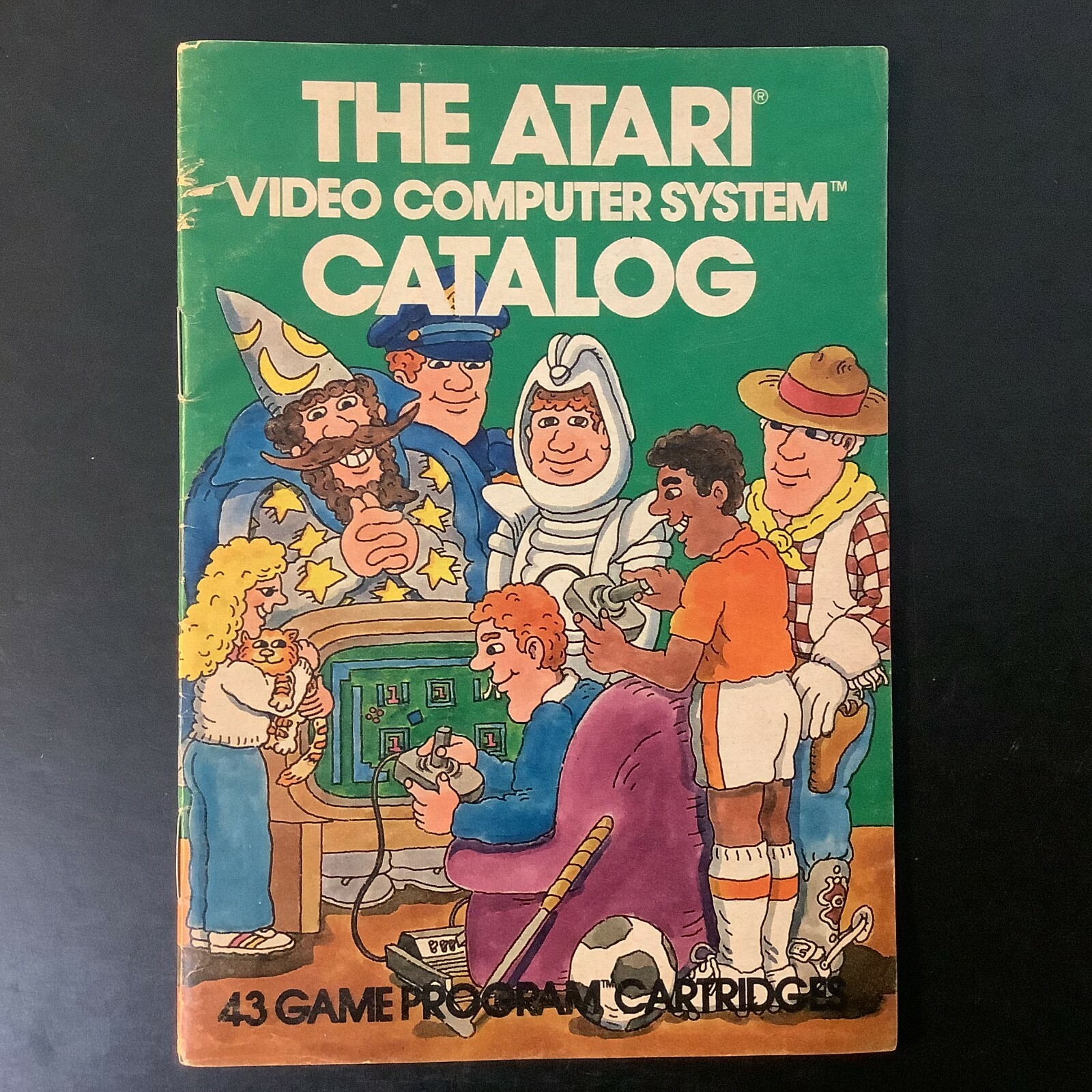Atari 2600 Catalog 43 Game Cartridges Insert Only