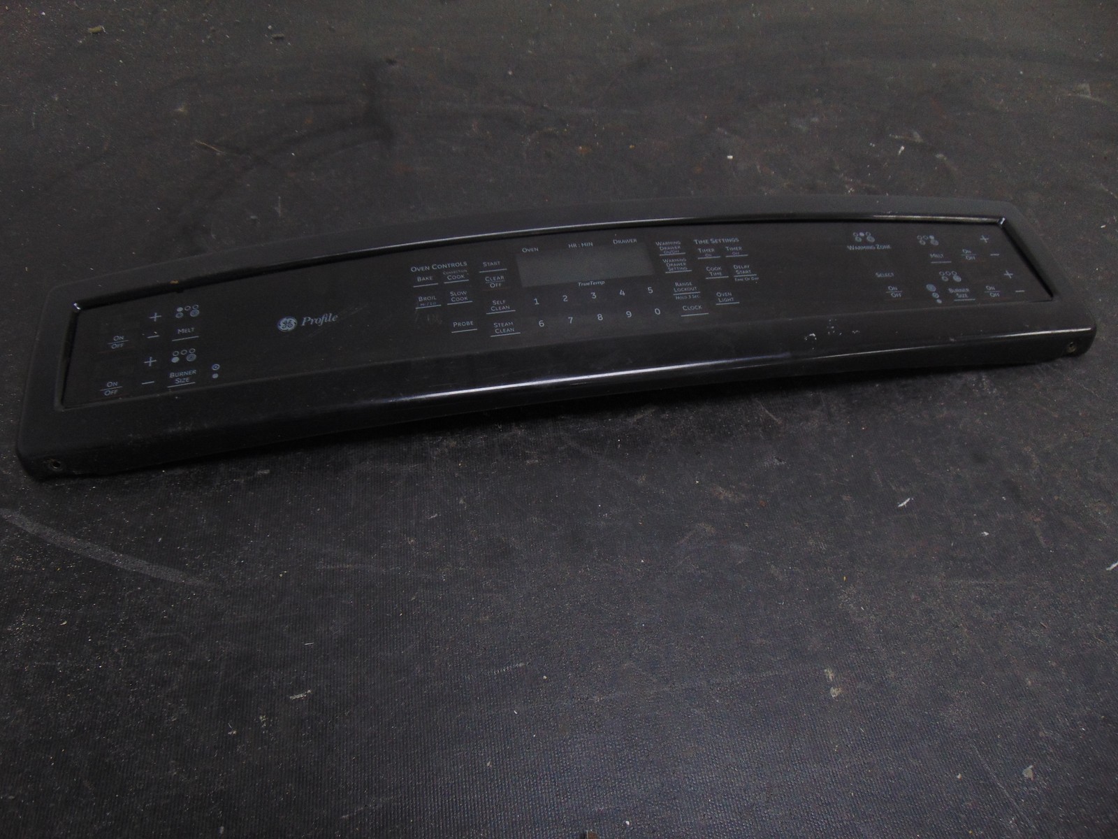 GE Range PB920DT1BB Control Panel Assembly WB27T11390