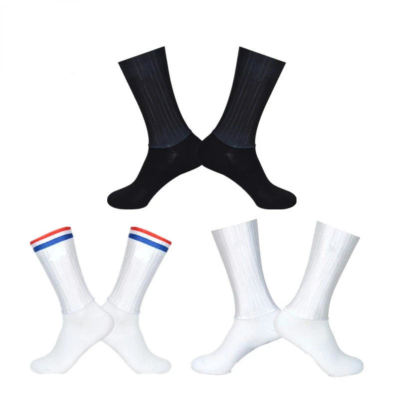 Whiteline Cycling Aero Socks Anti-Slip Silicone Summer Bike Socks Men Women