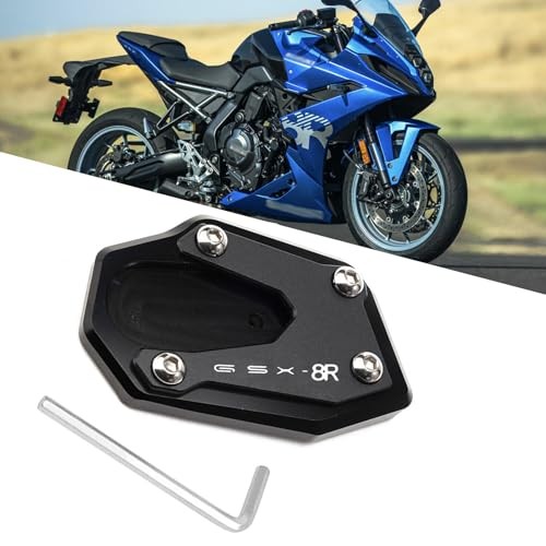 FOR GSX-8R 2024 GSX8R GSX 8R Motorcycle Kickstand Foot Side Stand black