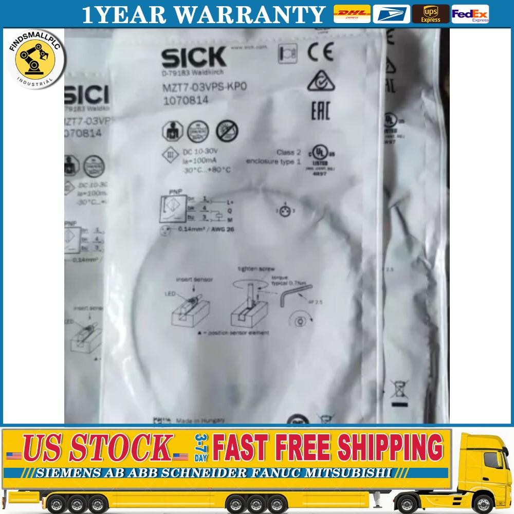 US FREE TAX  SICK MZT703VPSKP0 MZT7-03VPS-KP0 1070814 Photoelectric