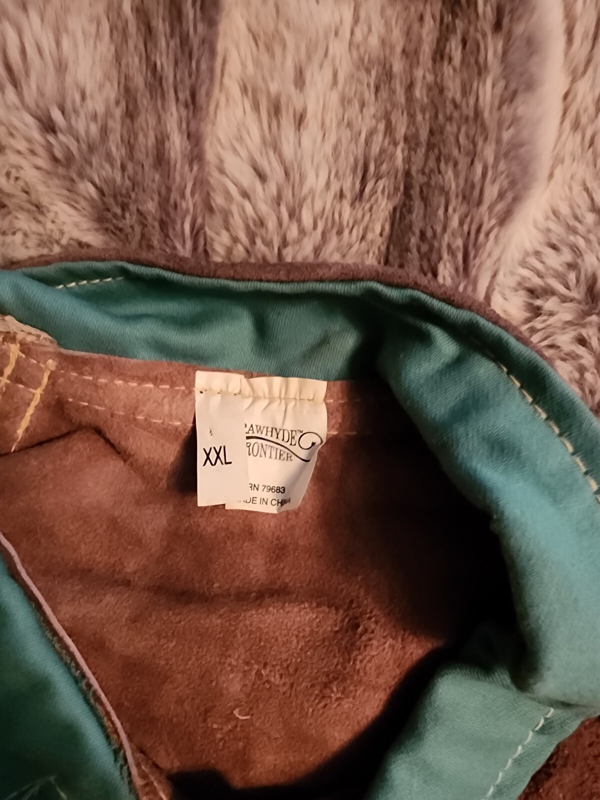 Rawhyde Frontier Split Cowhide Welding Cape Sleeve Jacket XXL