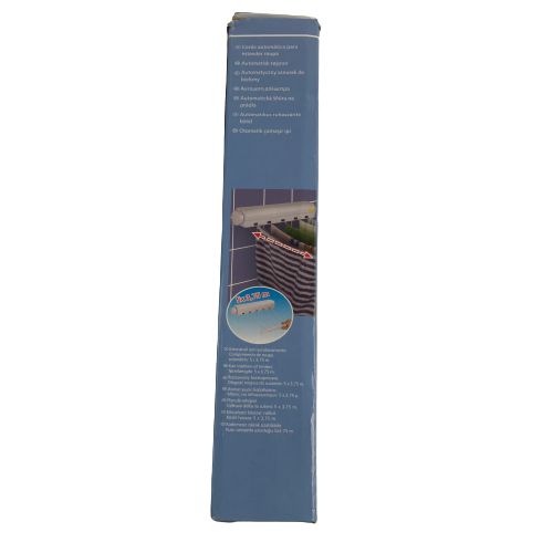 Vintage Automatic White Clothesline 3.75m Length
