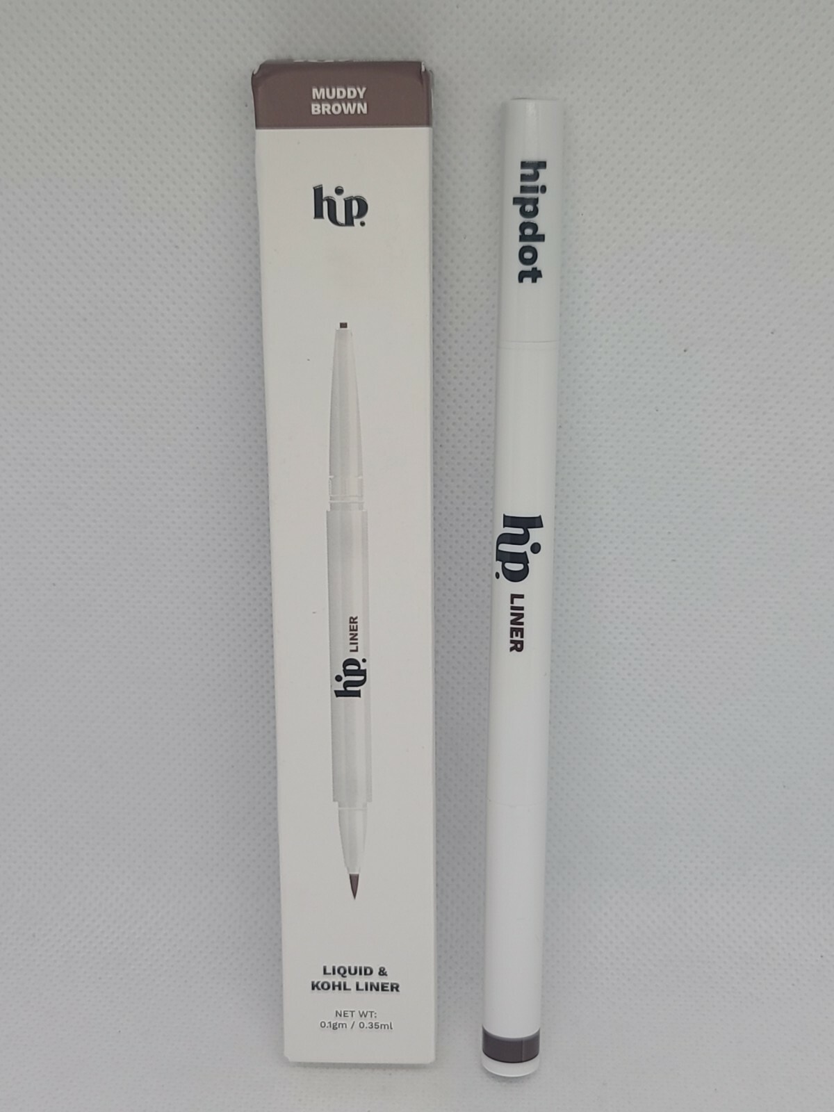 HIPDOT Liquid & Kohl Liner (Muddy Brown) ● 0.1 g