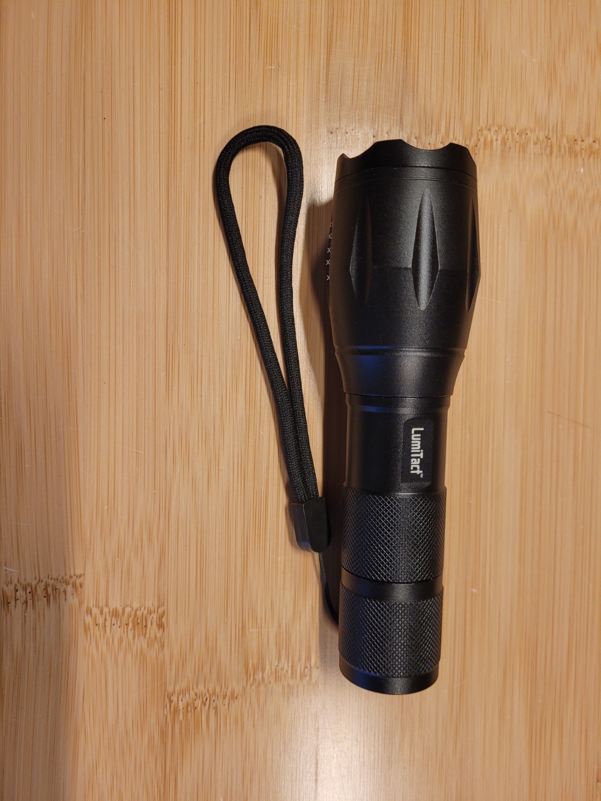 LumiTact G700 Tactical Flashlight 5 Modes Zoomable LED EDC Torch Self Defense
