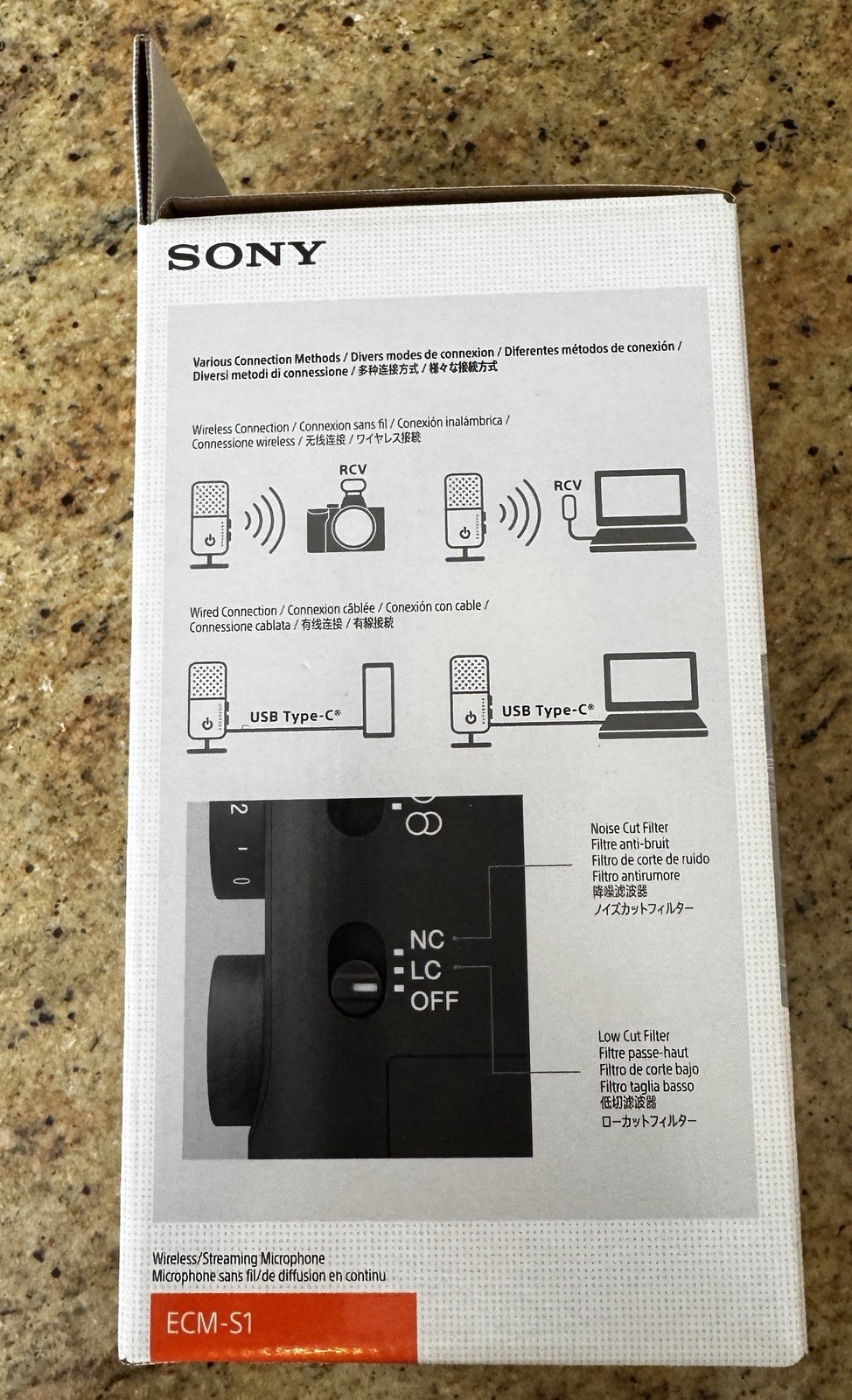 Sony ECM-S1 Wireless Streaming Microphone Brand New In Box