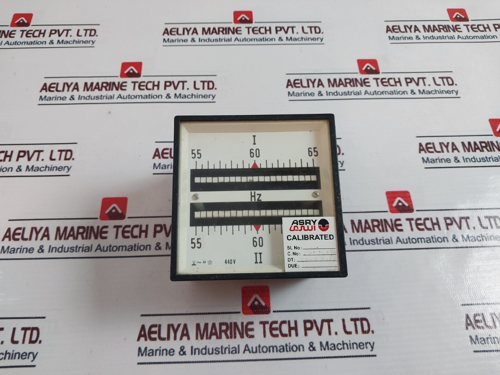 440v 55-65 Hz Frequency Counter Meter