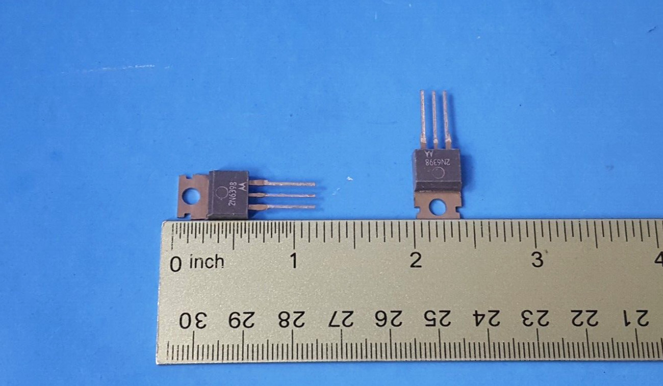 2pcs- Transistor, 2N6398, MOTOROLA, 12AMP, 800V