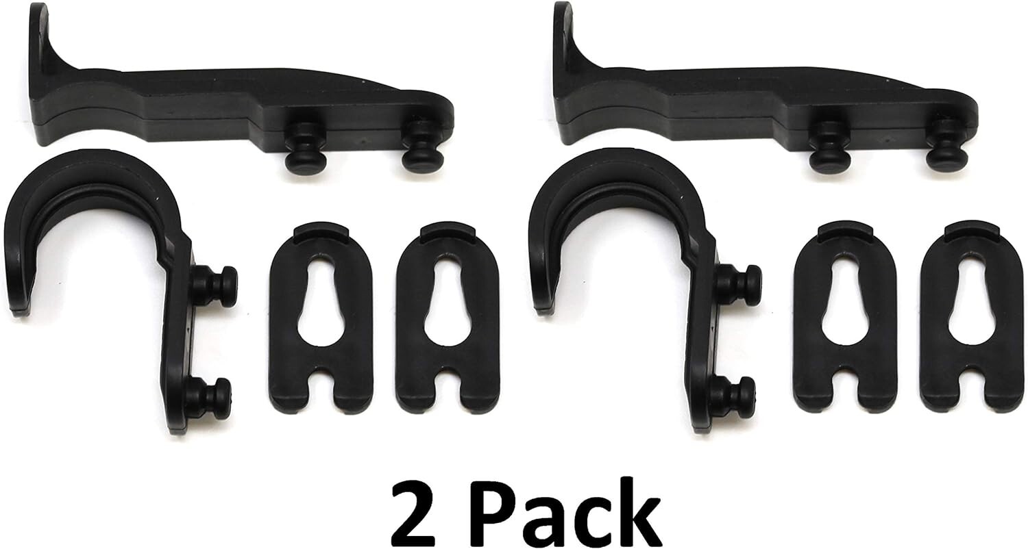 Simple Installation Plastic Latch Repair Kit 2-Pack for Metal Mailbox Security