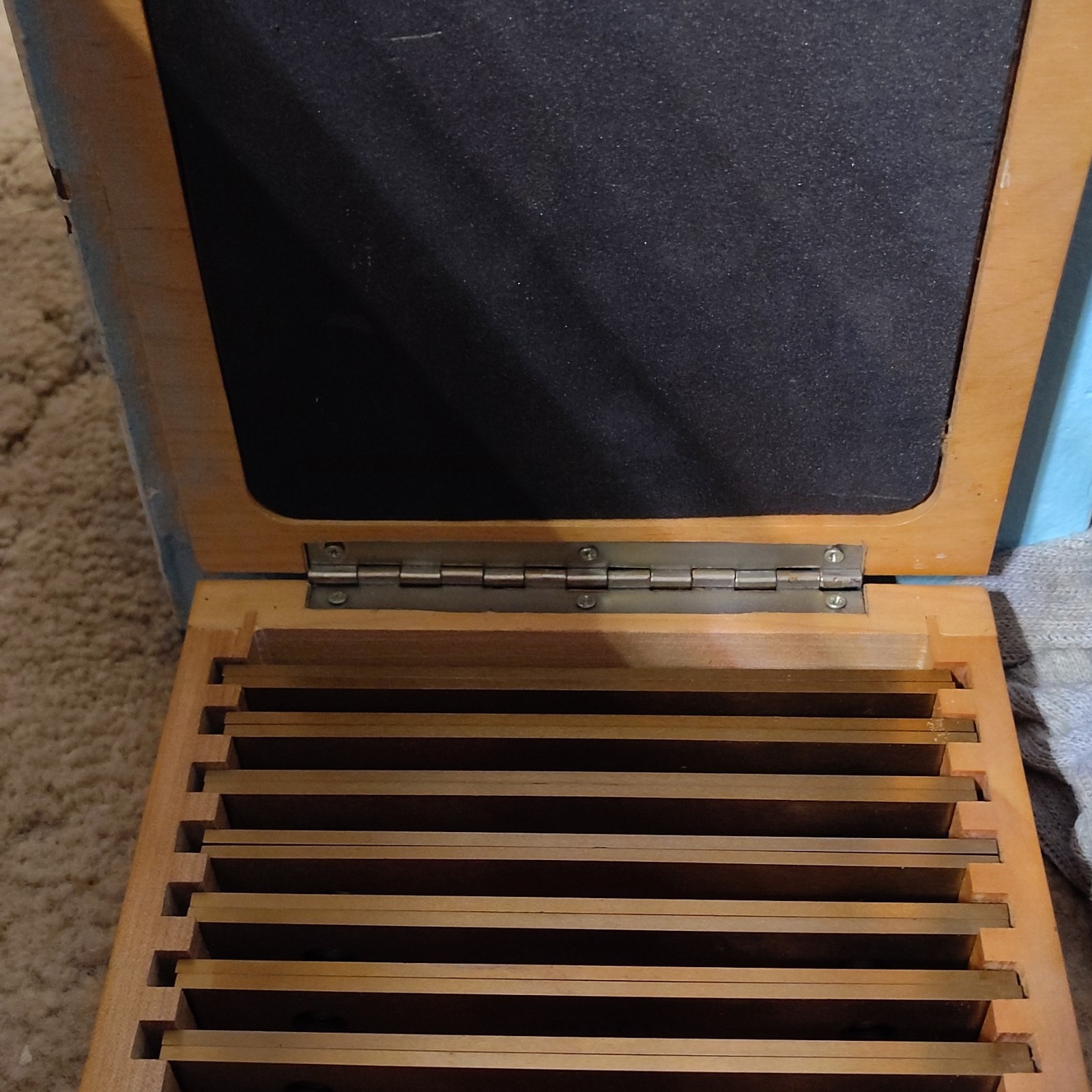 Rectangular Spacer Block Set in Wooden Storage Case