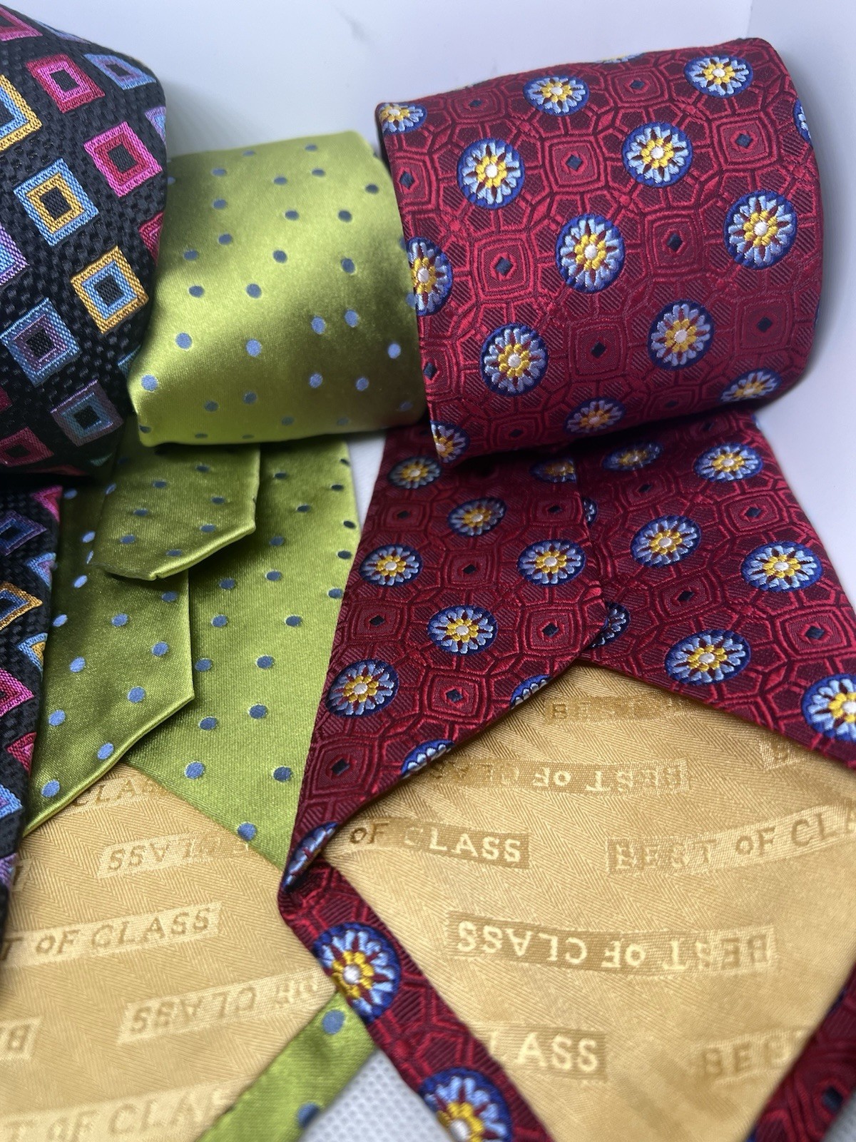 Robert Talbott Nordstrom Men's 3-Piece Multicolor Necktie Tie Set