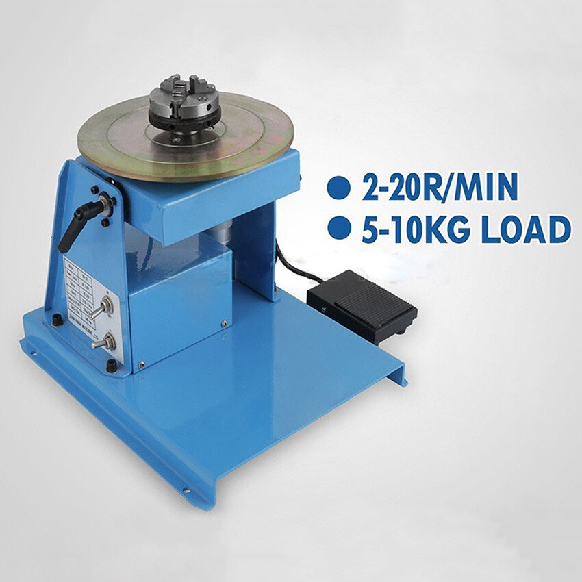 10KG Rotary Welding Positioner Turntable Table High Positioning Accuracy