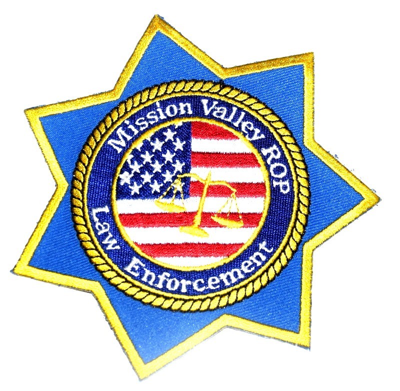 MISSION VALLEY ROP FREMONT CALIFORNIA CAMPUS Police Patch M4