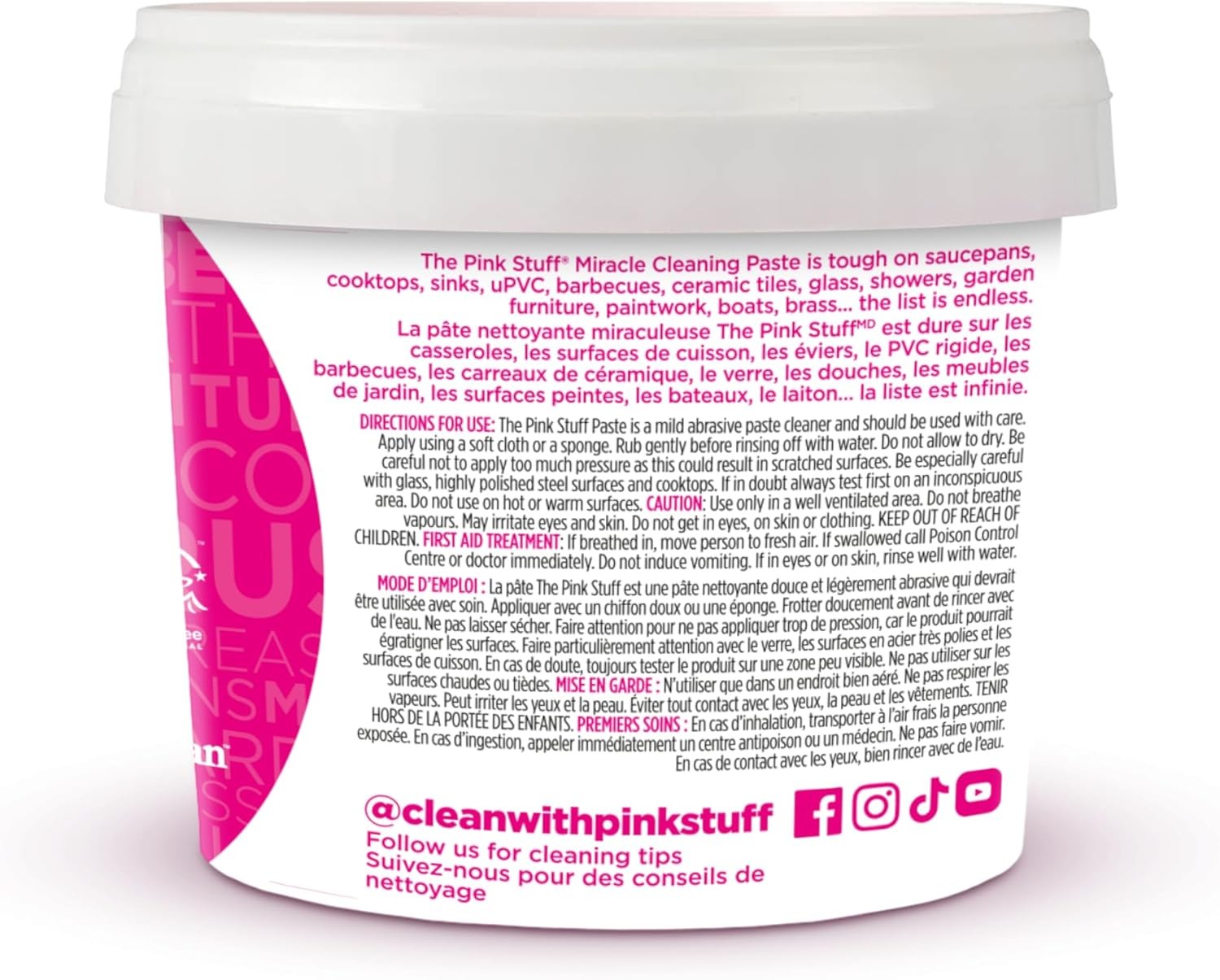 Stardrops The Pink Stuff, Miracle Cleaning Paste, All-Purpose Cleaner, 17.63 oz