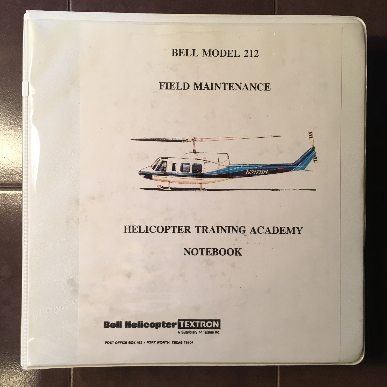 Bell 212 Field Maintenance Service Training Manual