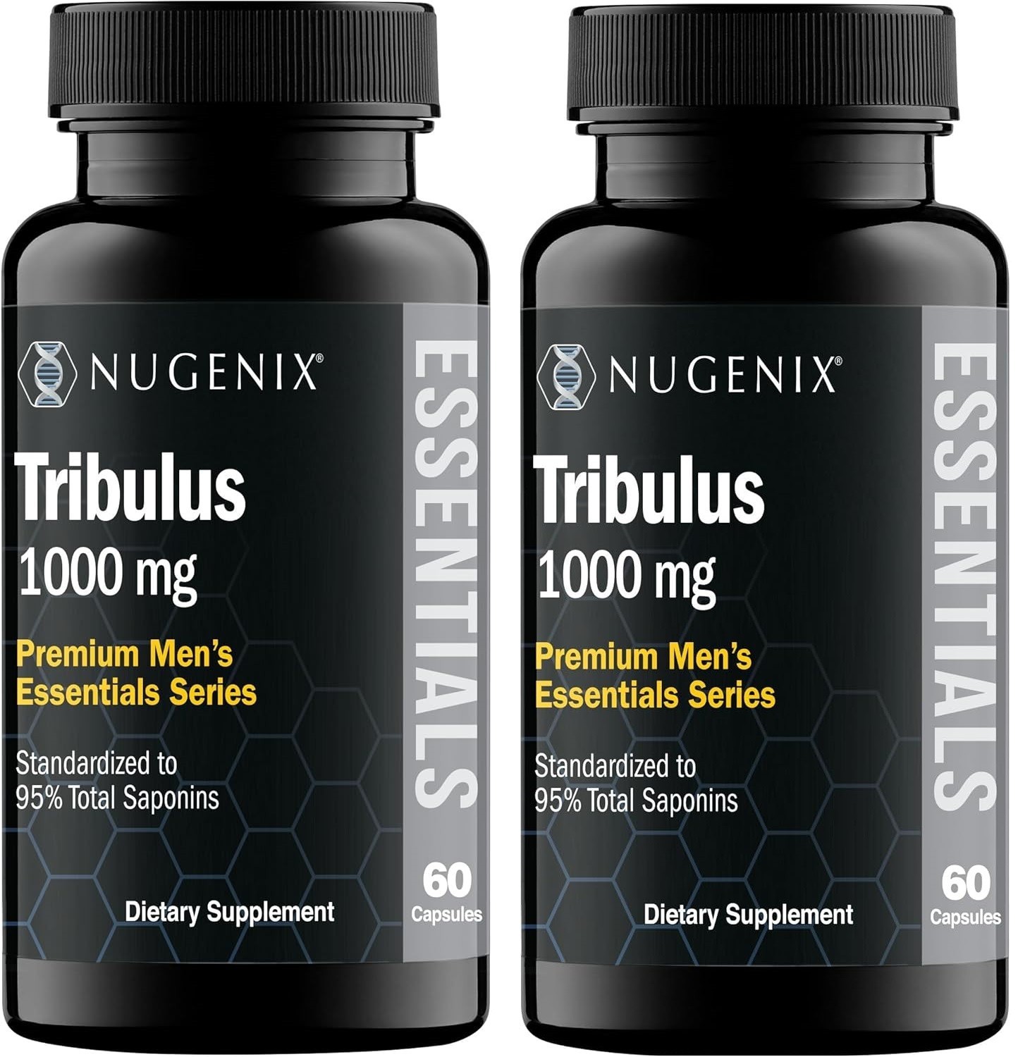 Nugenix Essentials Tribulus 1000 mg, 60 capsules, Pack of 2 (total 120 capsules)