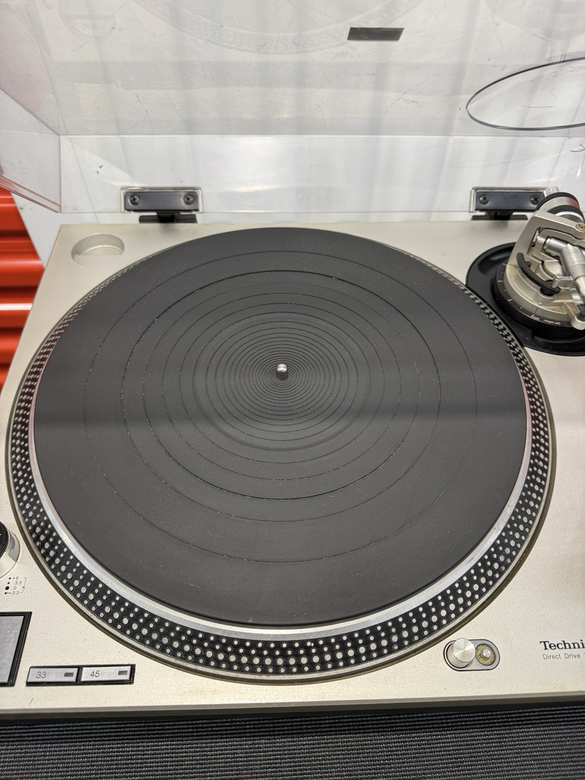 Technics SL-1200MK2 Direct Drive Turntable Quartz Silver