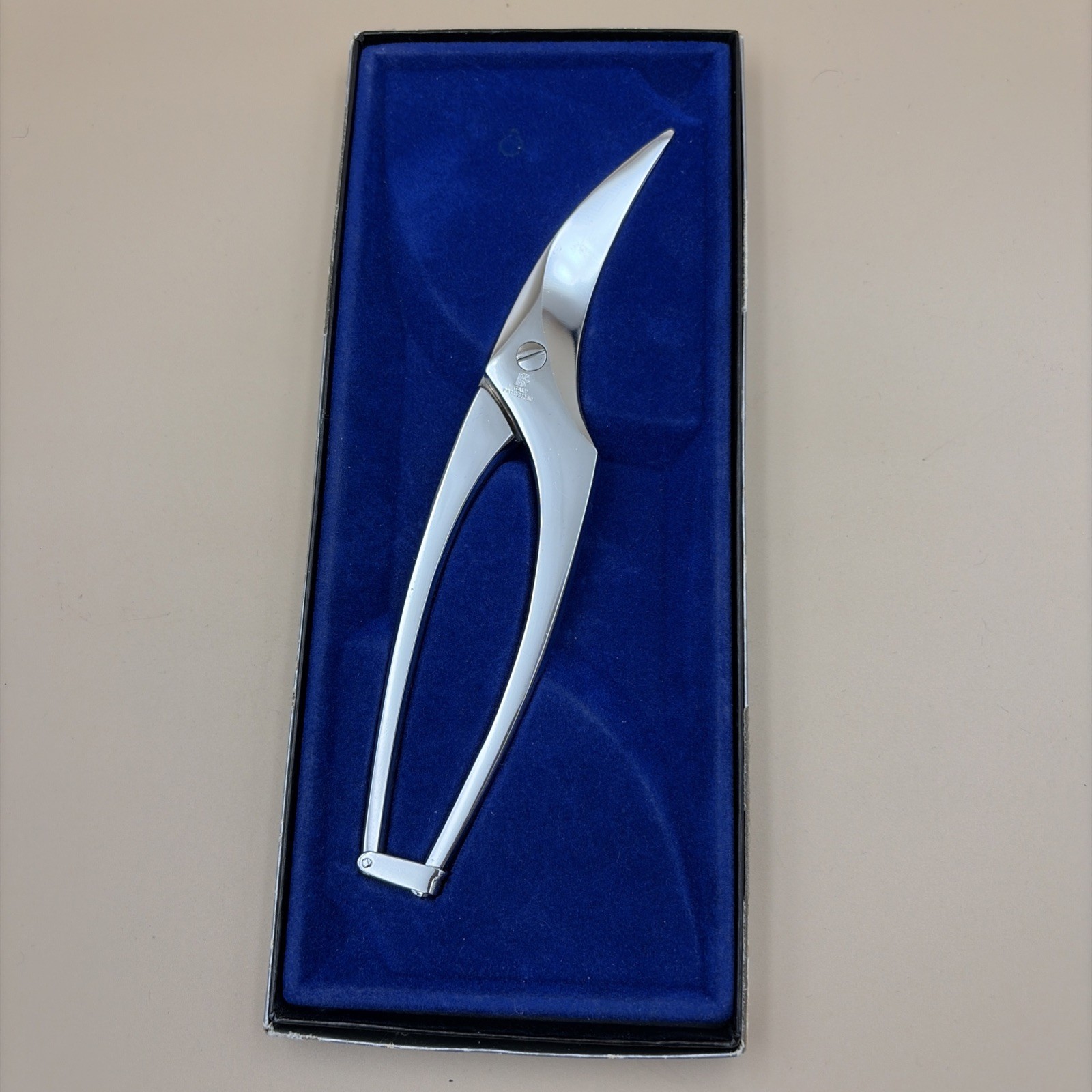 Vintage AS Italy Professional Poultry Shears New In Box- Pat.D.222  Mid Century