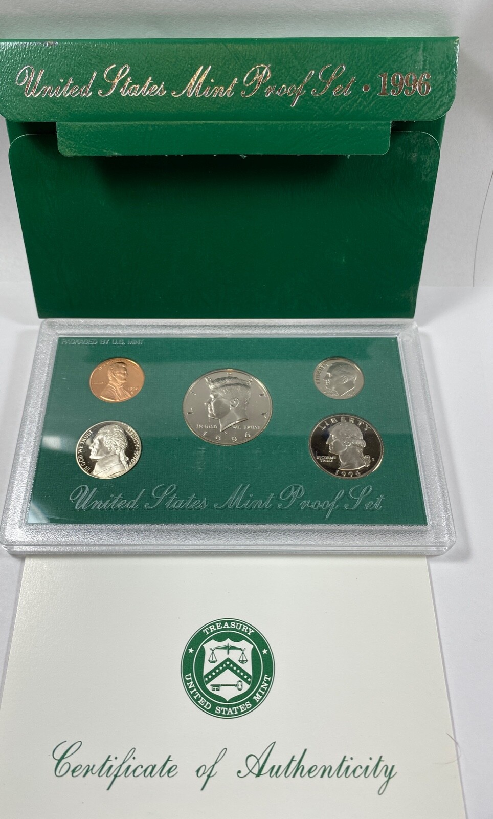 1996 US Proof Set with Box and COA -  Free Shipping